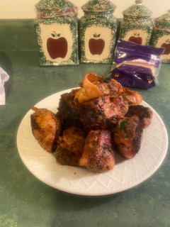 A picture of Bacon-wrapped jalapnos. 🔥 🙂.