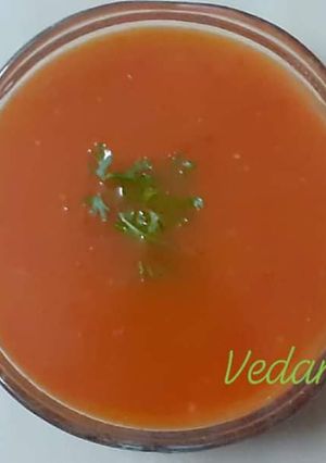 A picture of Tomato soup.