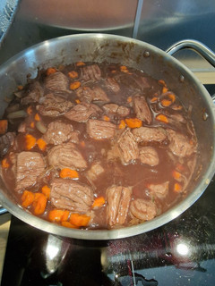 A picture of Bœuf Bourguignon à ma façon.