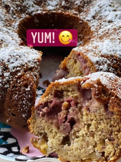 Foto de Bolo de Iogurte e Morangos