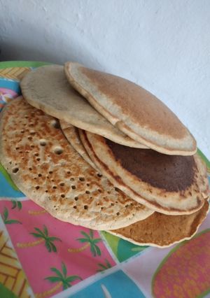 Una foto de Panqueques de avena 😆