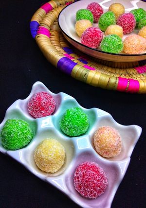 Coconut laddo ainihin hoton girkin