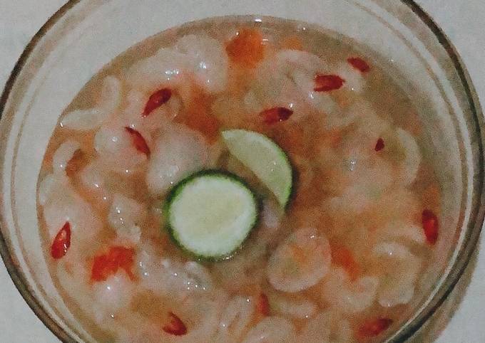 Panduan Memasak Resep Asinan rambutan pedas manis