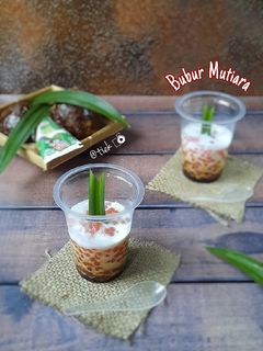 Foto resep Bubur Mutiara Kuah Santan dan Gula Merah