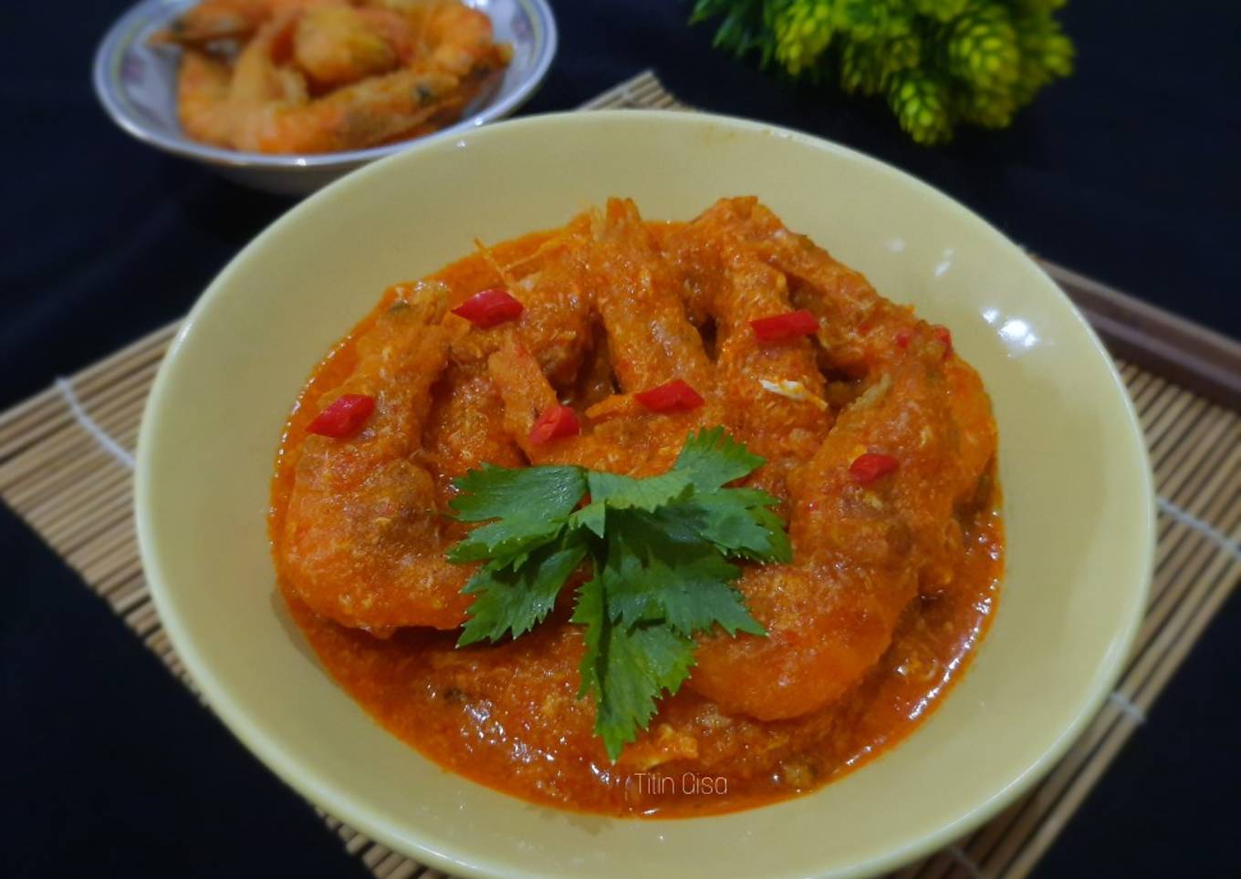 Udang Saus Singapore (Singapore Style Chilli Prawns)