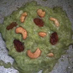A picture of Ridge Gourd halwa.
