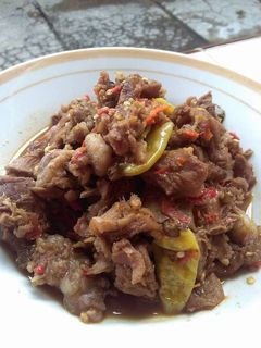 Foto resep Oseng mercon daging kambing