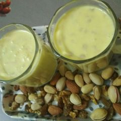 A picture of Dryfruits Hot Milk.