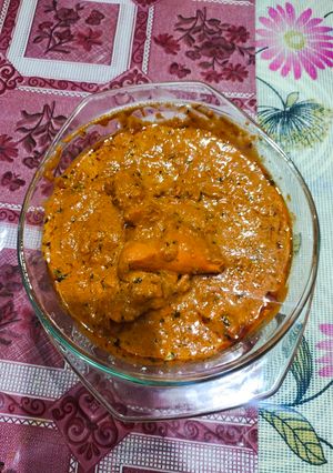 A picture of Khadai chicken.