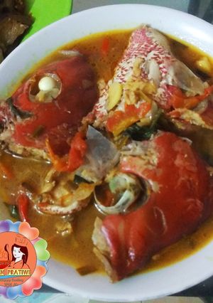Foto resep Kepala Kakap Merah Palumara 🍽