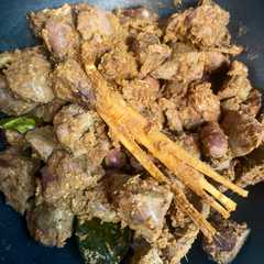 รูปของ Sate ati ayam tanpa dibakar