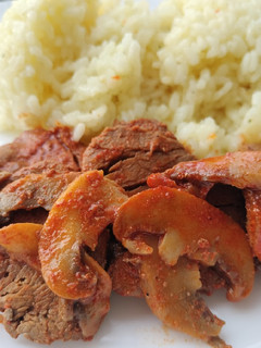 Gombás - mustáros szűzpecsenye recept fotója
