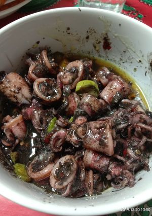 Foto resep Oseng Cumi hitam Pete