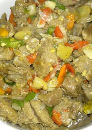 Foto resep Oseng mercon daging sapi ala bunda aira #happyiedadha