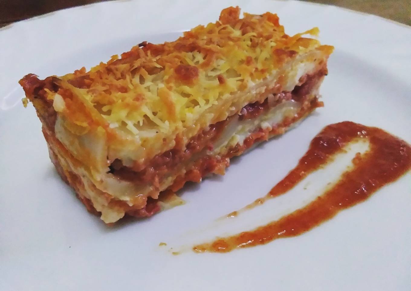 Lasagna Kulit Lumpia - resep kuliner nusantara