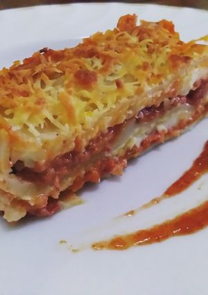 Foto resep Lasagna Kulit Lumpia