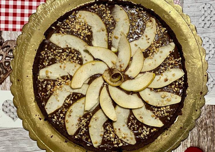 Crostata cioccolato e pere