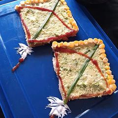 A picture of Kite sandwich 🥰.