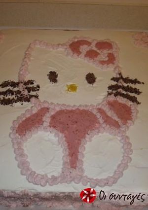 Φωτογραφία της συνταγής Τούρτα Hello Kitty 3