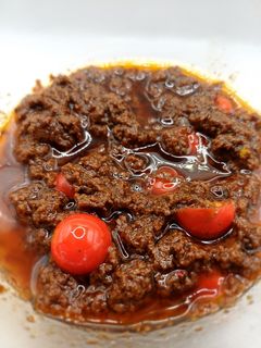 Una foto de Pesto rojo o Pesto rosso