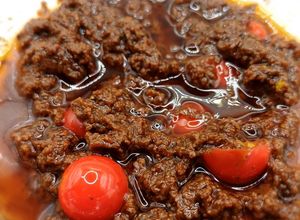 Una foto de Pesto rojo o Pesto rosso