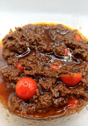 Una foto de Pesto rojo o Pesto rosso