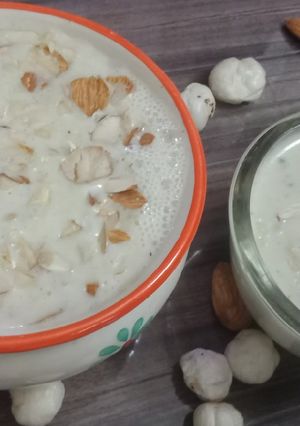 A picture of Makhana kheer.