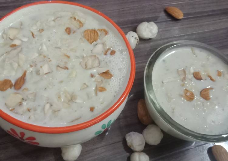 Simple Way to Prepare Super Quick Homemade Makhana kheer