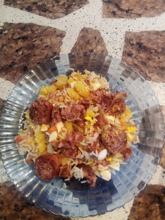 Una foto de Ensalada de chorizo