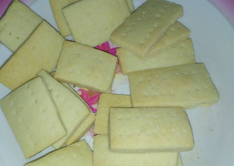 Steps to Make Homemade Shortbread cookies