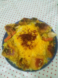 عکسی از دستور ته چین مرغ