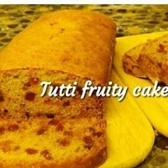 A picture of Whole-wheat Tutti-frutti cake.