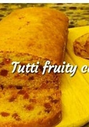A picture of Whole-wheat Tutti-frutti cake.
