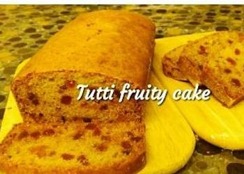How to Cook Tasty Wholewheat Tuttifrutti cake