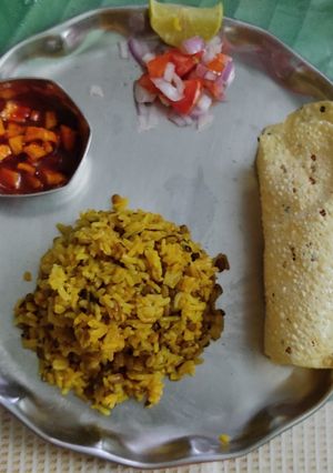 A picture of Moong Dal Khichdi.