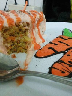 Foto resep Carrot cake with cream cheese by me