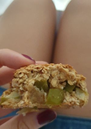 Una foto de Galletas de manzana y avena