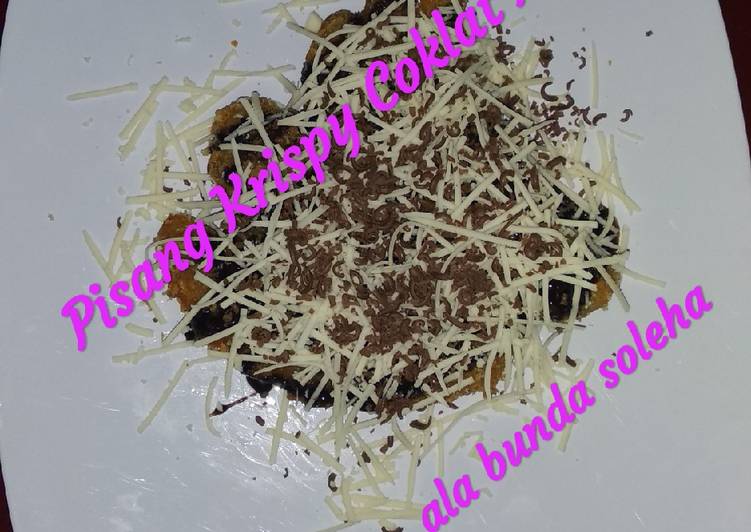 Pisang Krispy Coklat Keju