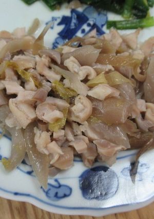 日式煮泡菜豬肚 的食譜成品照片