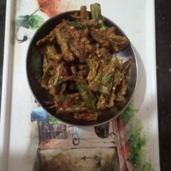 A picture of Masala Bhindi.