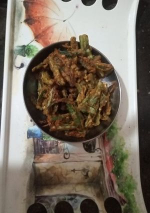 A picture of Masala Bhindi.