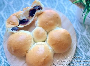 Gambar Roti Paung Inti Kacang Merah (Soft Sweet Bun)