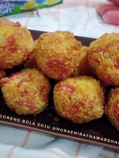 Foto resep Roti Goreng Bola SoJu (Sosis Keju)