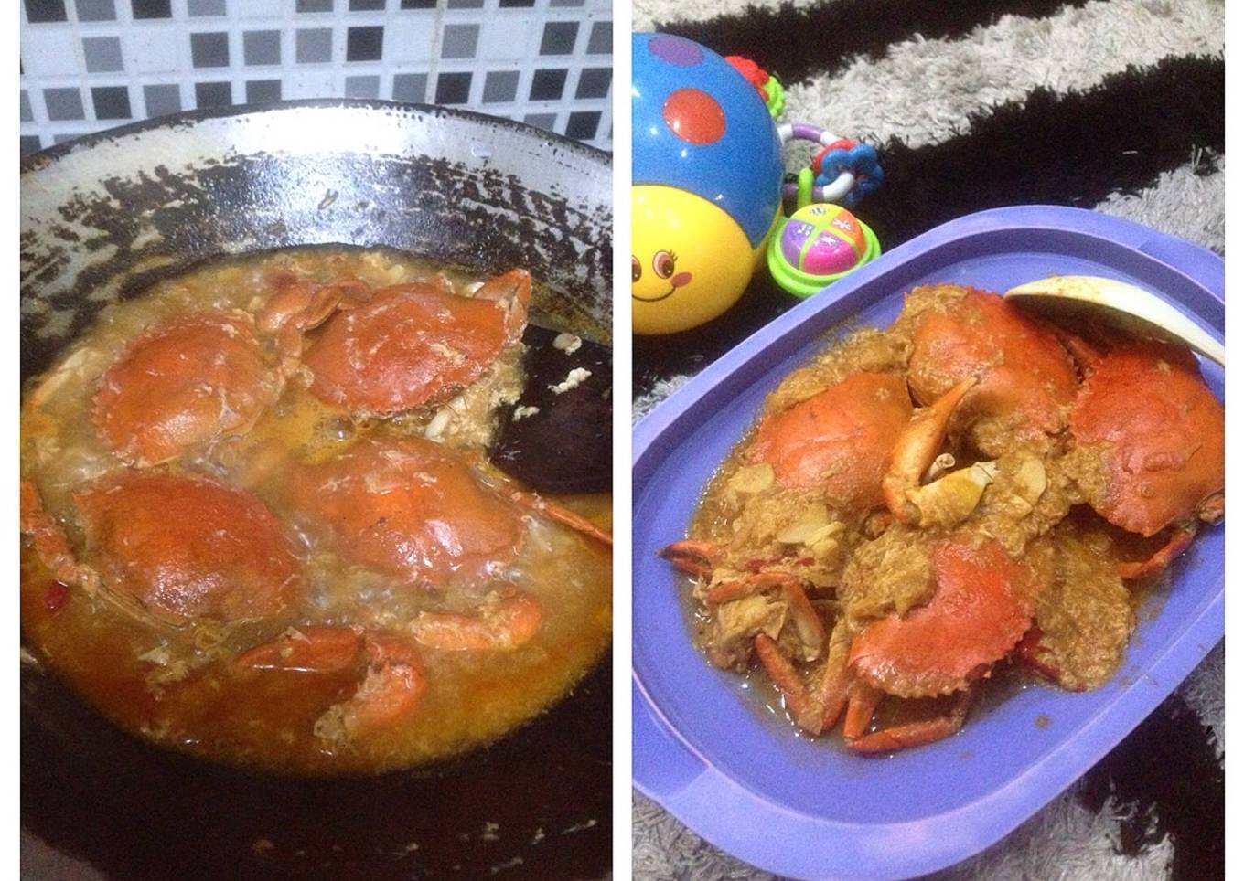 Kepiting Asam Manis Simple