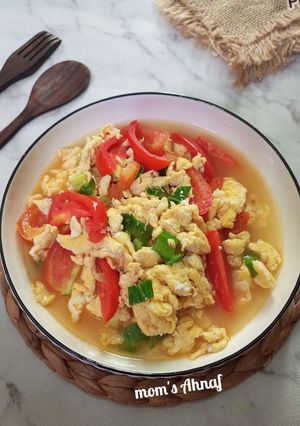 Foto resep Telur Tomat sat set ala chef Rudy