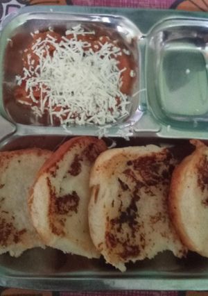 A picture of Pav bhaji.