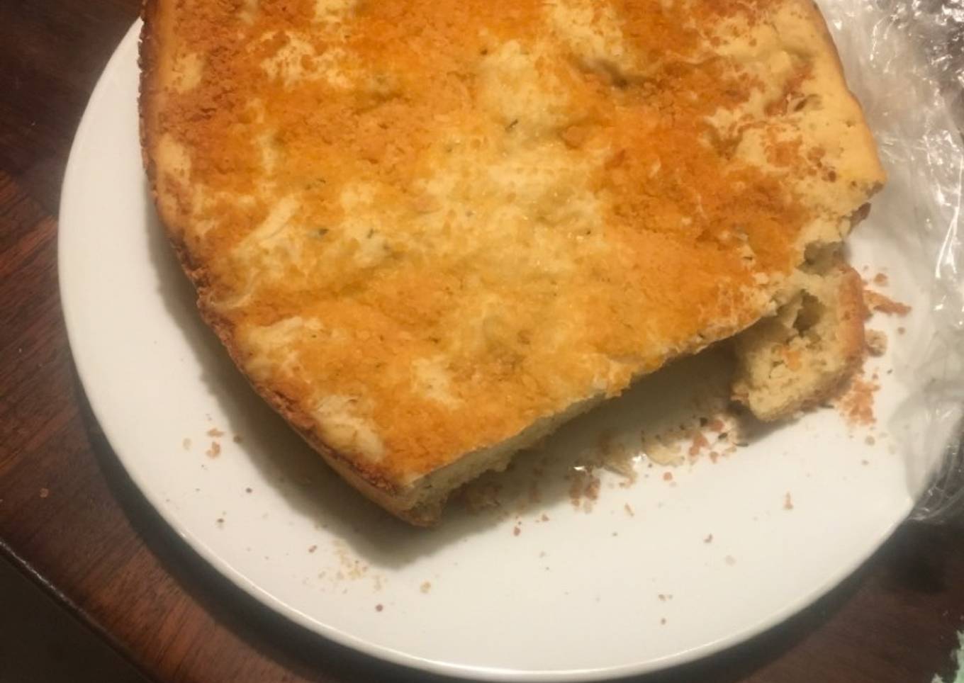 Focaccia with Rosemary and Romano