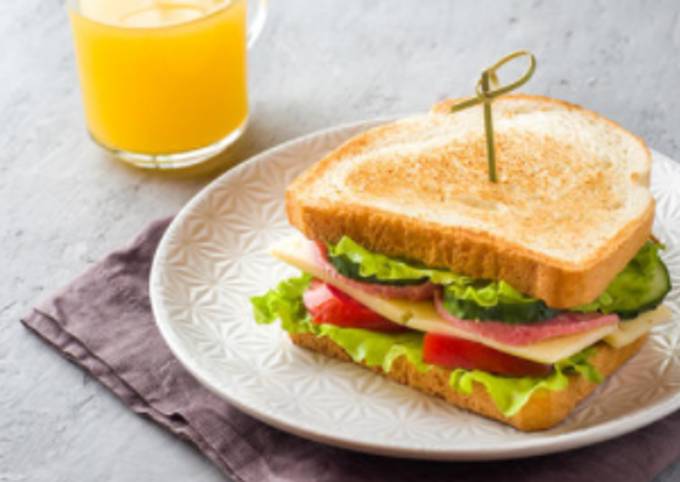 Bombay Grilled Sandwich and Mango juice recipe