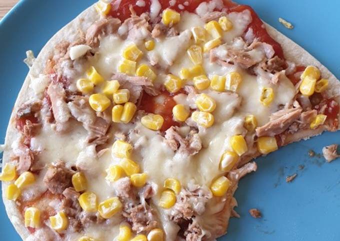 Recipe: Perfect Super easy tortilla pizza