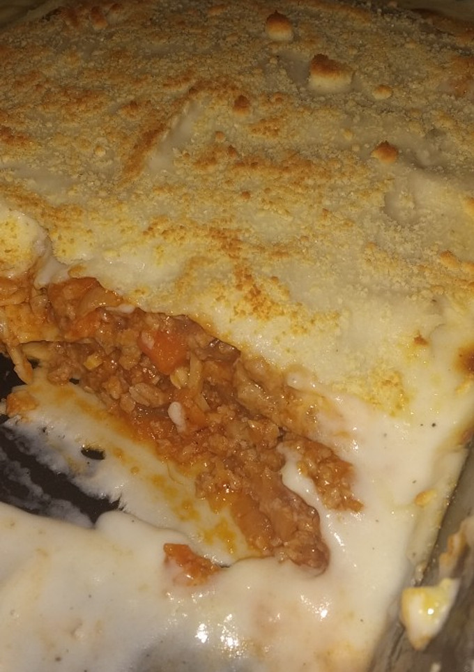 Una foto de Lasaña de carne